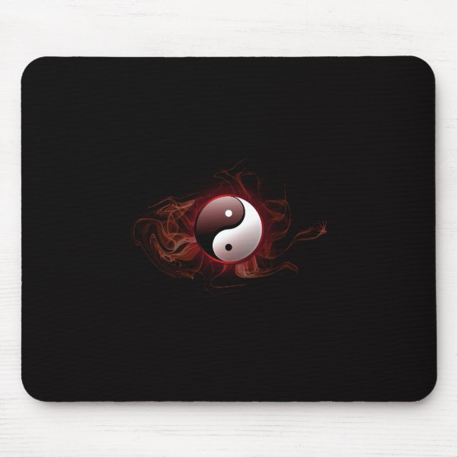 Alfombrilla De Ratón yin y mousepad de yang (Frente)