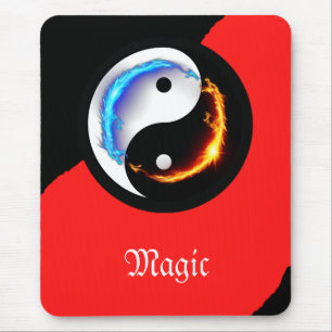 Alfombrilla De Ratón Yin-Yang, amor y paz
