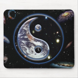 Alfombrilla De Ratón Yin Yang cósmico