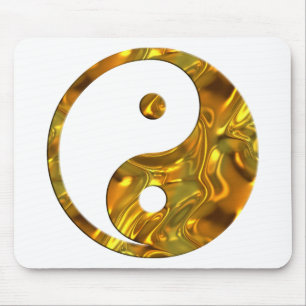Alfombrilla De Ratón Yin & Yang GOLD hacer su propio fondo