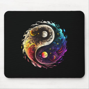 Alfombrilla De Ratón Yin Yang, Sol, Luna, Universo, Tai Chi, Qigong, Yo