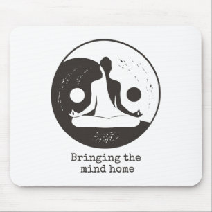Alfombrilla De Ratón Ying Yang Lance Taoísmo Meditación Tai Chi Yoga