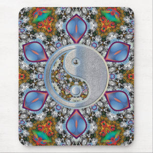 Alfombrilla De Ratón YingYang Lily Star Mousepad