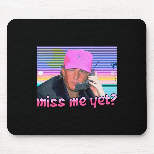 Alfombrilla De Ratón Yo aún Donald Trump 2024 sosteniendo una llamada t (Frente)