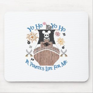 Alfombrilla De Ratón Yo Ho Crucero Pirata Una Vida de Pirata Para Mi Fa