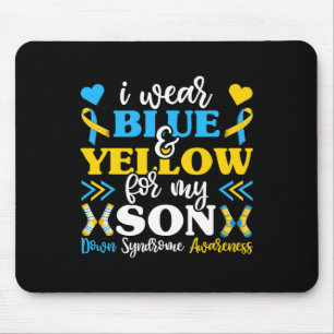 Alfombrilla De Ratón Yo Llevo Azul Y Amarillo Por Mi Hijo Mamá