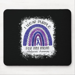 Alfombrilla De Ratón Yo uso morado para la conciencia de mi mamá Heimer