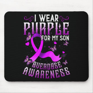 Alfombrilla De Ratón Yo uso morado para mi hijo para tomar conciencia d