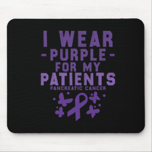 Alfombrilla De Ratón Yo Uso Morado Para Mis Pacientes Cáncer De Pancreá