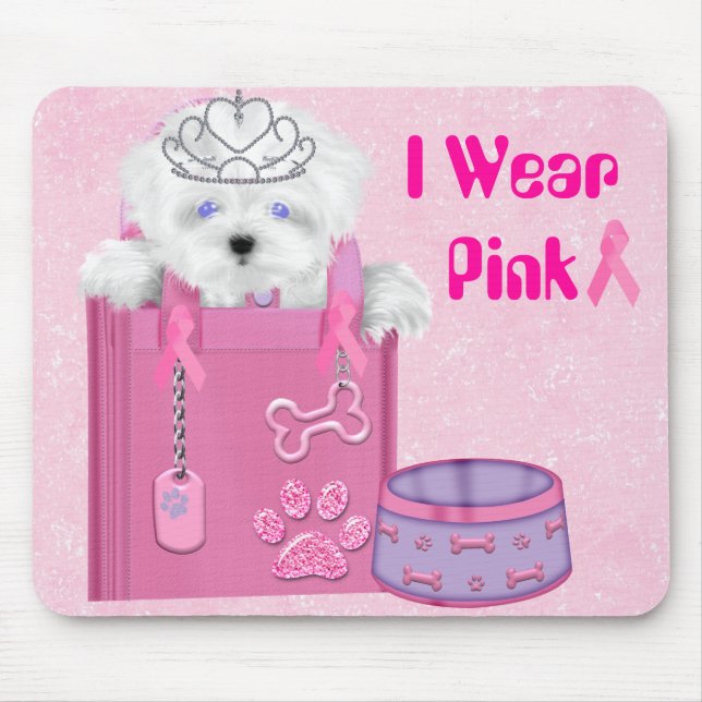 Alfombrilla De Ratón Yo Uso Mousepad Rosa (Frente)