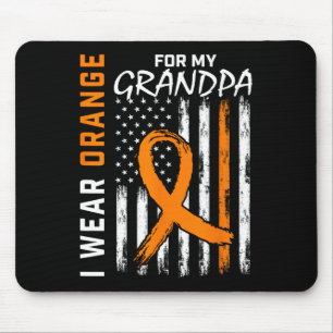 Alfombrilla De Ratón Yo Uso Naranja Para Mi Abuelo Con Cuidado De Cánce