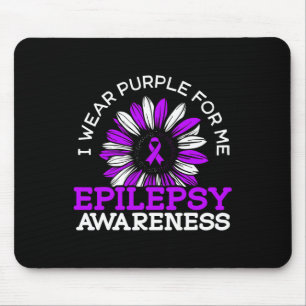 Alfombrilla De Ratón Yo Uso Púrpura Para Mí Epilepsia Epilepsia Epileps