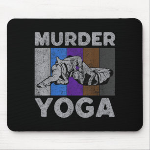 Alfombrilla De Ratón Yoga Asesino Vintage BJJ Jiu Jitsu Brasileño