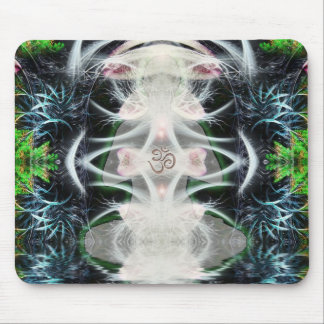 Alfombrilla De Ratón Yoga Aum Fractal Art Mousepad
