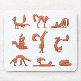 Alfombrilla De Ratón Yoga Gato