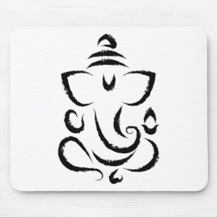 Alfombrilla De Ratón Yoga hindú indio Meditación Deepavali Diwali Rang