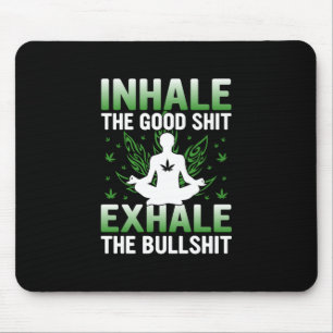 Alfombrilla De Ratón Yoga Lover Inhalar yoga lo bueno