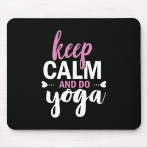 Alfombrilla De Ratón Yoga Lover Mantener La Calle Y Hacer Yoga
