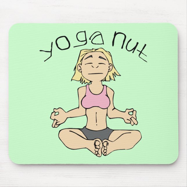 Alfombrilla De Ratón Yoga Nut Yogi Gear (Frente)