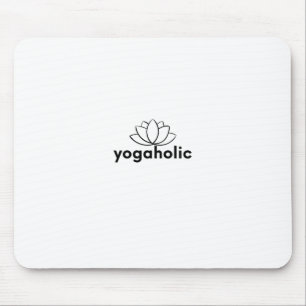 Alfombrilla De Ratón Yogaholic-Yoga-Meditación-Namaste-Fitness-Yogi-Zen