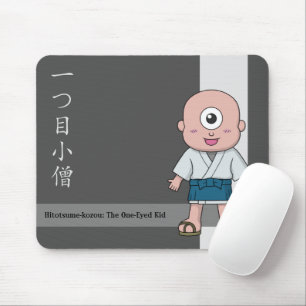 Alfombrilla De Ratón Yokai Hitotsume-kozo (niño tuerto)
