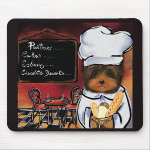 ALFOMBRILLA DE RATÓN YORKIE POO   CHEF  