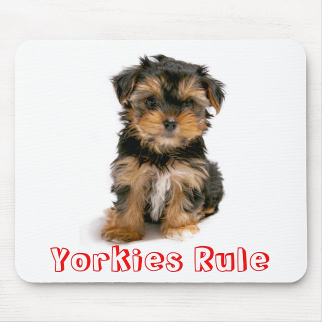 Alfombrilla De Ratón Yorkshire Terrier Perro Perro Mousepad (Frente)