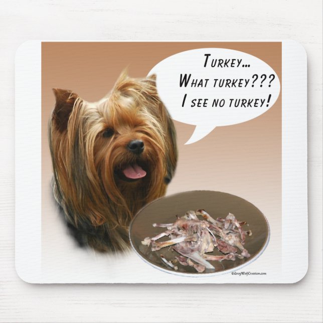 Alfombrilla De Ratón Yorkshire Terrier Turkey (Frente)