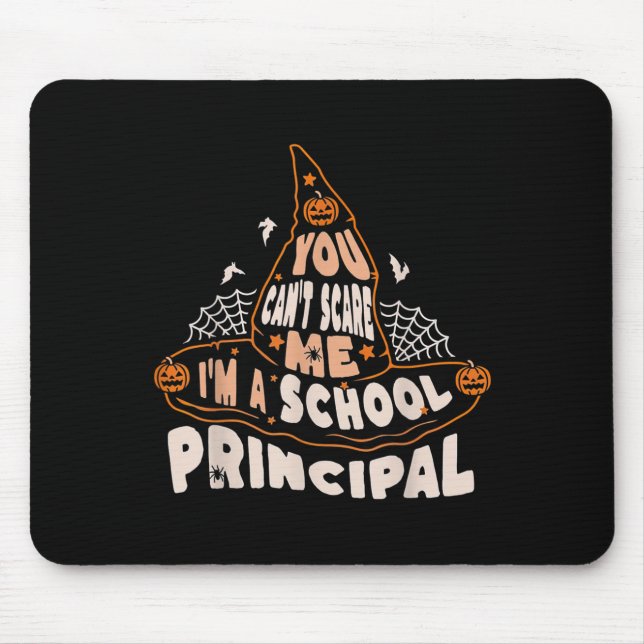 Alfombrilla De Ratón You Can't E Me I Am A School Principal Halloween  (Frente)