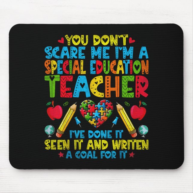 Alfombrilla De Ratón You Don't E Me I'm A Special Education Teacher - S (Frente)