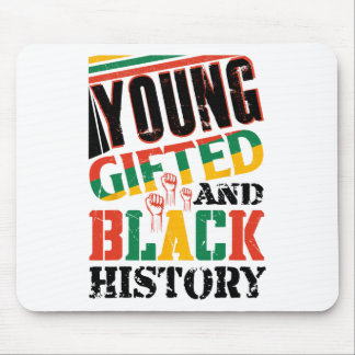 Alfombrilla De Ratón Young Gifted And Black History 