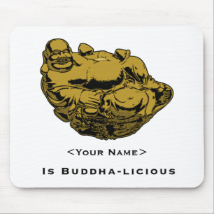 Alfombrilla De Ratón <Your Name>Es cruel con el Buda