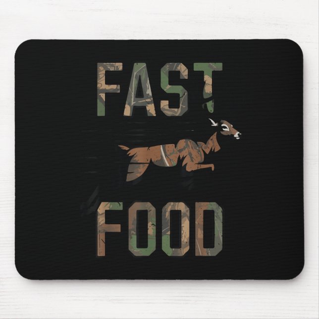 Alfombrilla De Ratón Youth Boys Camo Deer Hunting Fast Food Funny Hunti (Frente)
