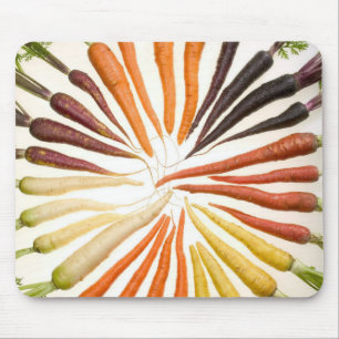 Alfombrilla De Ratón Zanahorias coloridas