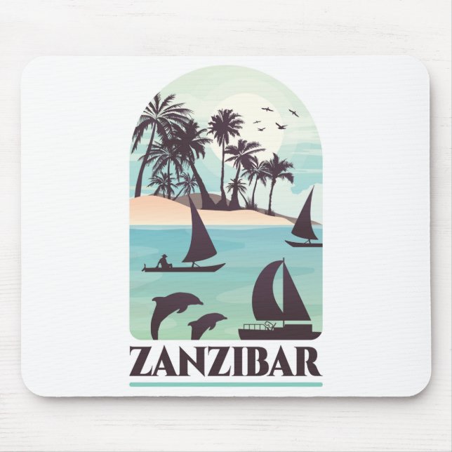 Alfombrilla De Ratón Zanzíbar (Frente)
