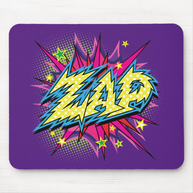 Alfombrilla De Ratón Zap Design-2 Mousepad (Frente)
