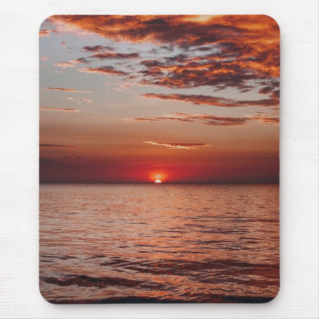 Alfombrilla De Ratón Zazzle sky sea sun mousepad (Frente)