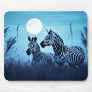 Alfombrilla De Ratón Zebra Animal Wildlife Wilderness Colorful Wall Art