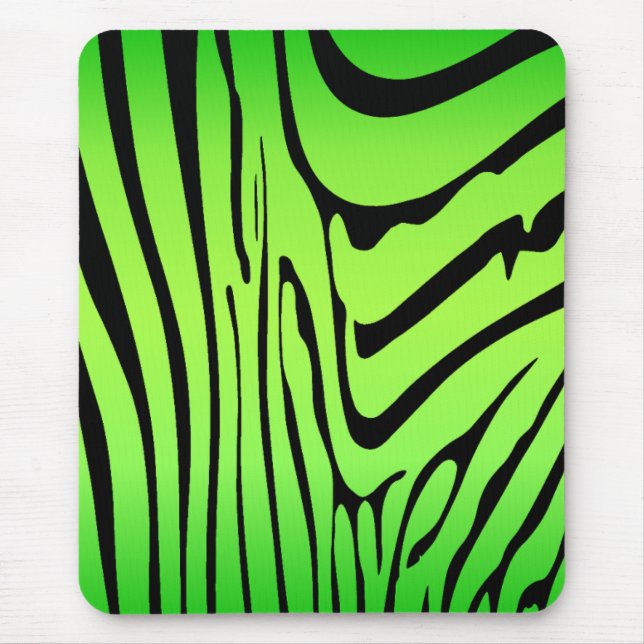 Alfombrilla De Ratón Zebra Green (Frente)