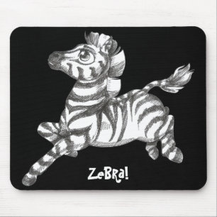 Alfombrilla De Ratón Zebra Mousepad