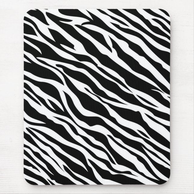 Alfombrilla De Ratón Zebra Print Mouse Pad (Frente)