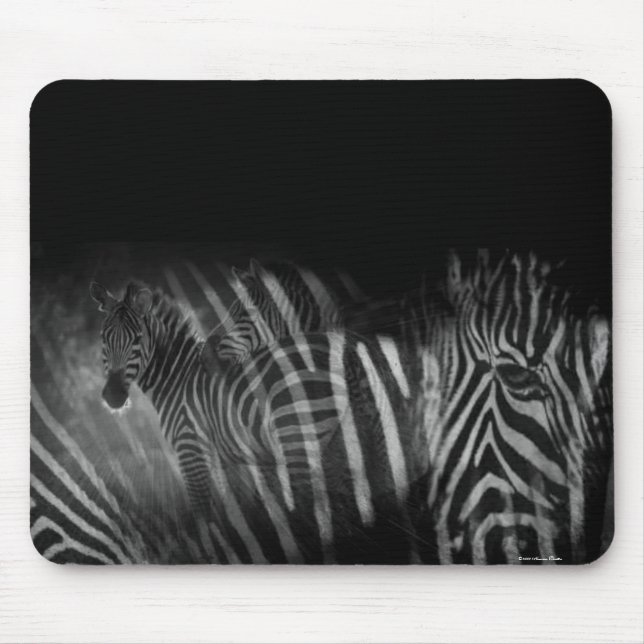 Alfombrilla De Ratón Zebras Mousepad (Frente)