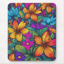 Alfombrilla De Ratón "Zen Flowers" Art Mouse Pad
