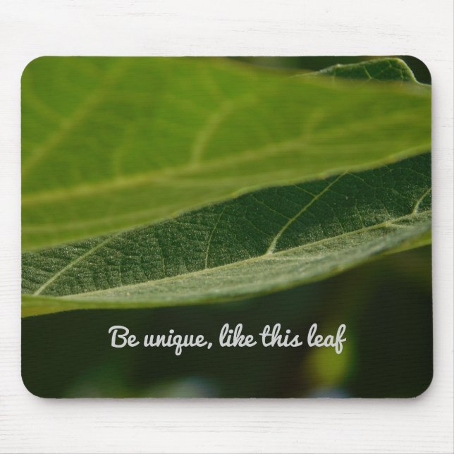 Alfombrilla De Ratón Zen Leaf Mouse Pad - Regalo perfecto (Frente)