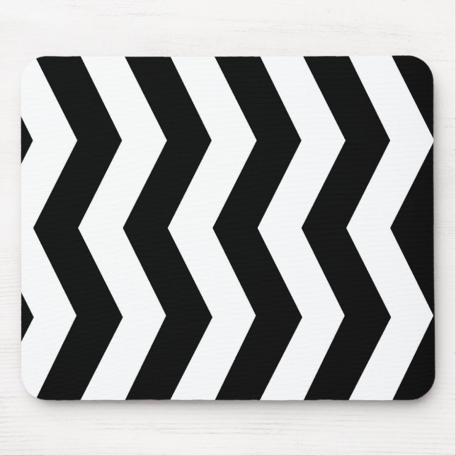 Alfombrilla De Ratón Zigzag moderno (Frente)