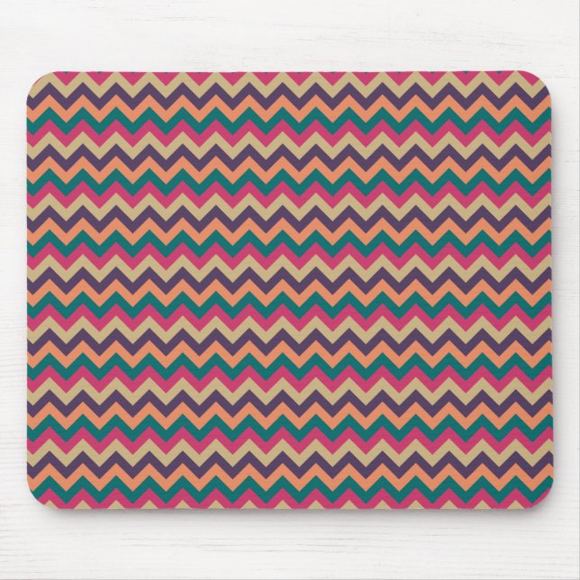 Alfombrilla De Ratón Zigzag Mousepad tropical (Frente)