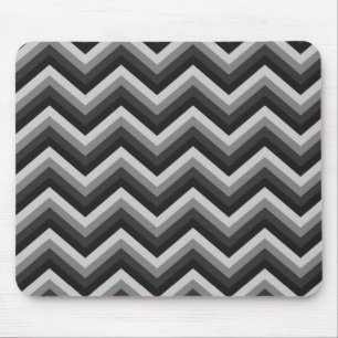 Alfombrilla De Ratón Zigzag retro Chevron del modelo