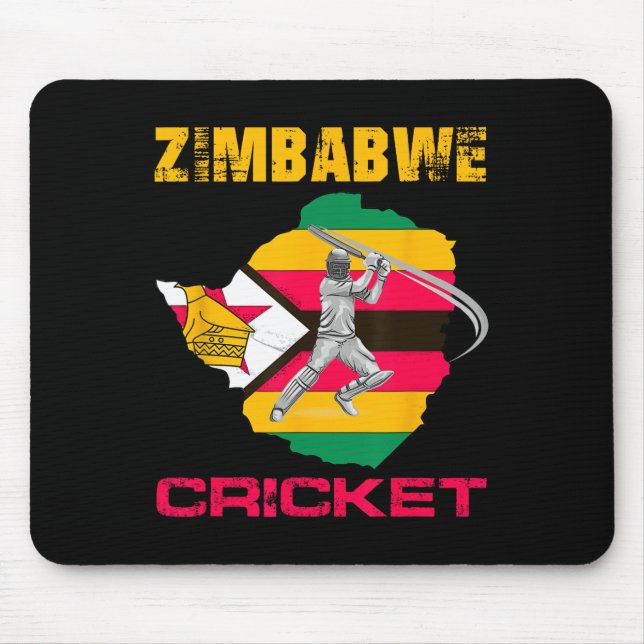 Alfombrilla De Ratón Zimbwe Cricket Zimbwean Men  (Frente)