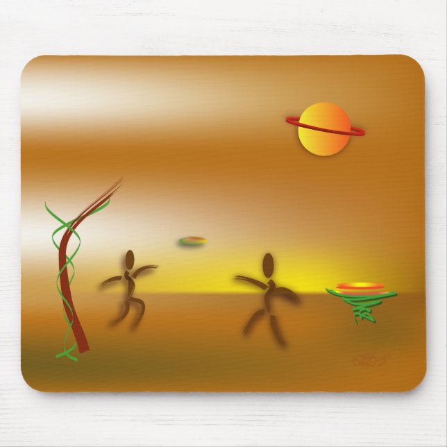 Alfombrilla De Ratón Zinglees ~ Aterrizado (Frente)