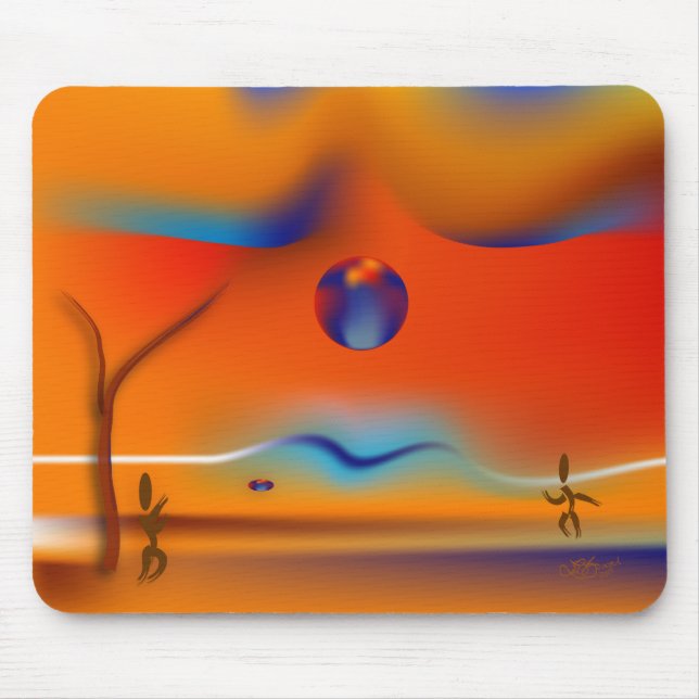 Alfombrilla De Ratón Zinglees ~ Juego de discos (Frente)